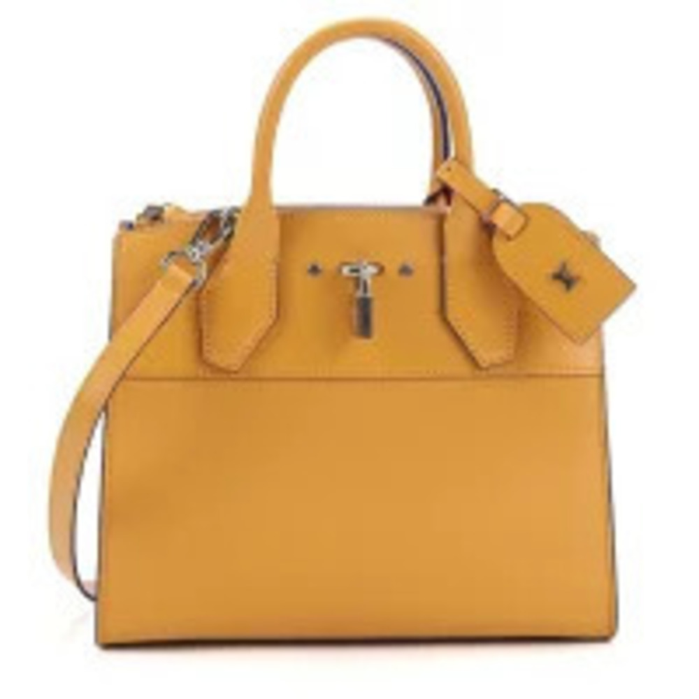 Louis Vuitton Handbag Taurillon Leather City Steamer Orange